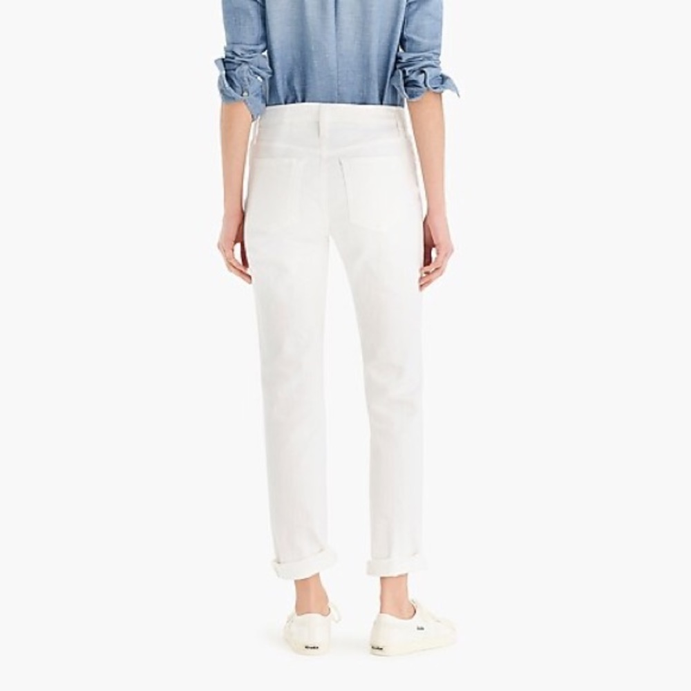 🌸10. JCrew Slim broken-in boyfriend jean in white - Picture 3 of 8